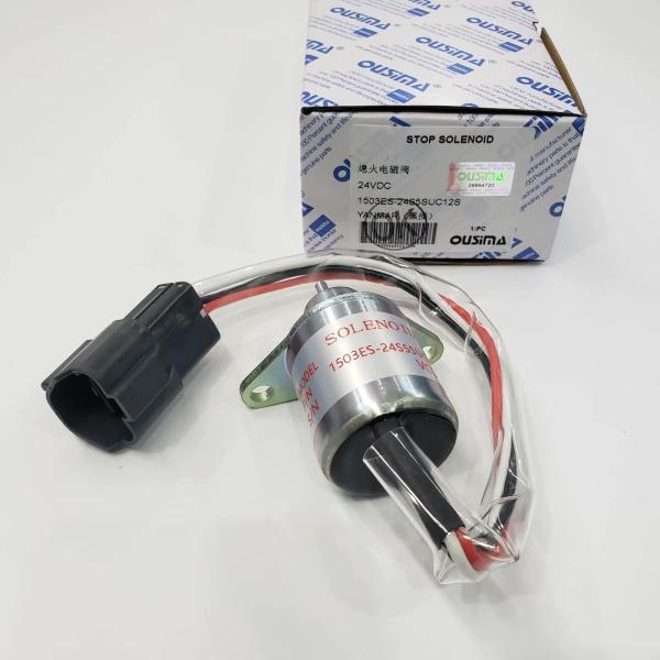 OUSIMA Fuel Shut Off Solenoid Yanmar 1503ES-24S5SUC12S Stop Solenoid 1503ES-24S5SUC12S 24V