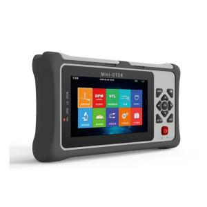 SM 1310/1550nm Mini Otdr Machine With OPM OLS VFL RJ45 Cable