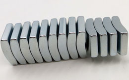 Permanent Neodymium N48 Arc Segment Magnets For Brushless DC Motor