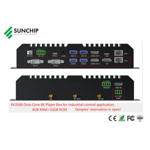 8K HD Output Embedded Box PCs Android 12 Rk3588 Chip Edge Computing Device
