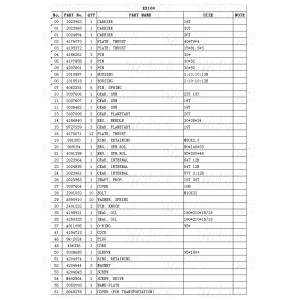 Planetary Reducer EX100 Excavator Swing Drive Assembly Catalog For Varying