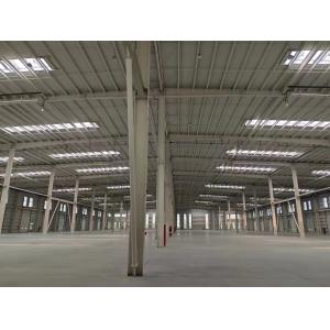 Low cost steel structure warehouses with middle column design