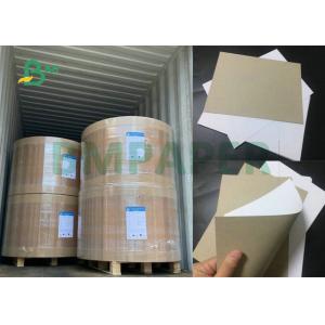 China 65 x 92cm 250gsm 300gsm 350gsm White Back Coated Duplex Board For Normal Package on sale