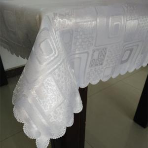 Cheap BSCI audit passed-New arrival-100% Polyester Jacquard tablecloth for sale