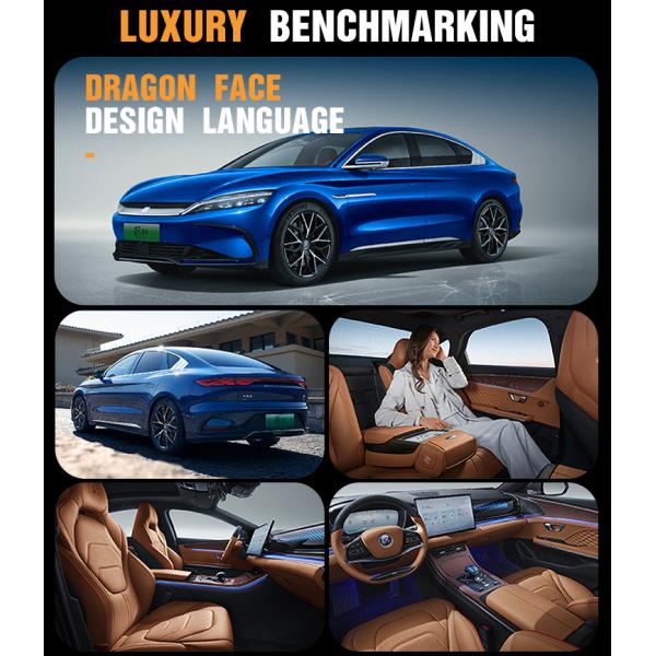 Byd Han 715KM 4WD Flagship Electric Cars Suv High Speed Byd Car 2023 Creation Edition April 2022 Size mm 4995*1910*1495