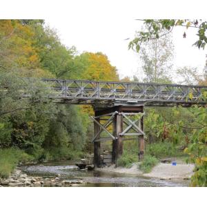 Material Steel AISI Temporary Bridge Structures For Car