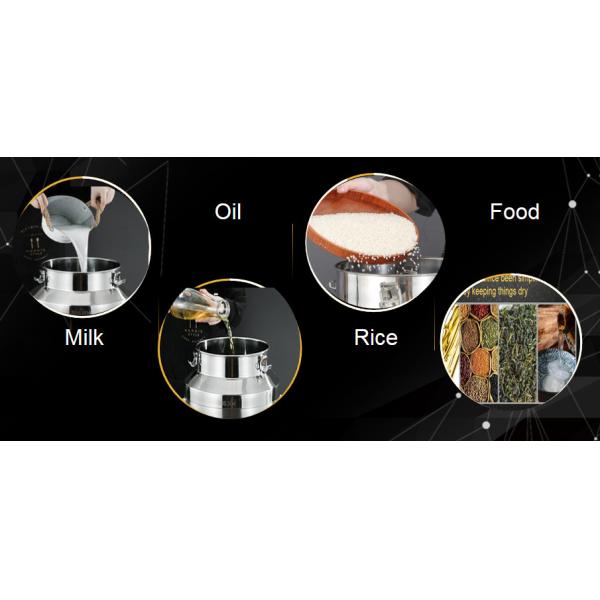 Thickness 1.0mm Milk Can 25 Liter Storage Barrel Corrosion Resistant