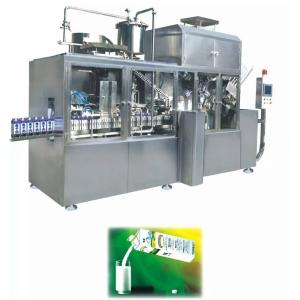 Cheap 2000 Packs/hour Milk Gable Top Packing Machine for Beverage Farms Fully Automatic for sale