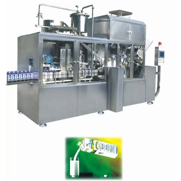 2000 Packs/hour Milk Gable Top Packing Machine for Beverage Farms Fully