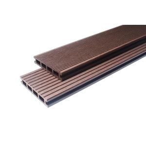 Durable 140 X 25 Traditional WPC Fence Boards Brushing Composite Decking Floor Outdoor