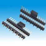 Industrial PCB Header Connector , Single Row Header Connector Signal Transmissio