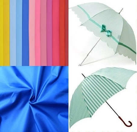 Quality 190t polyester taffeta waterproof umbrella fabric for curtains wholesale