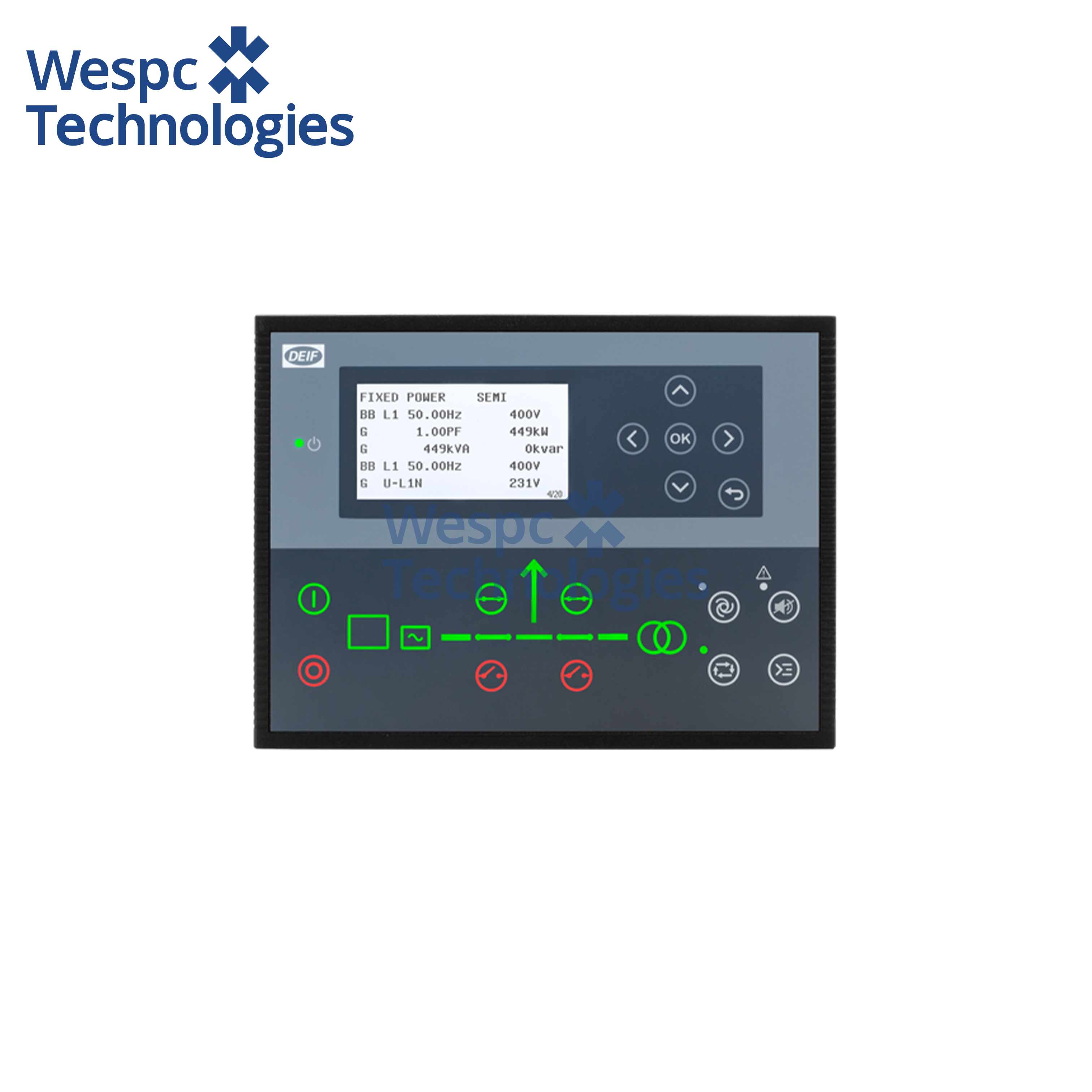 China WESPC Original AGC150 Core Generator Controller Module for Auto Start Parallel Work on sale