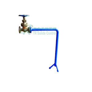 50mm Diameter Oil Drilling Mud Gun , Solids Control System Drill Fluid Gun