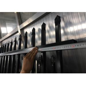 Hot dipped galvanized steel tubular fence panels 1.8m height x 2300mm width