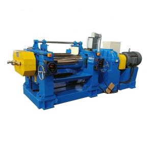 90 Kw Two Roll Mixing Mill Machine 22 Inch For Rubber Sheeting