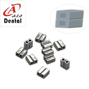 Crimpable Double Tubes Orthodontic Bracket Tubes 10 Pcs/Pk Dental Lab Auxiliary