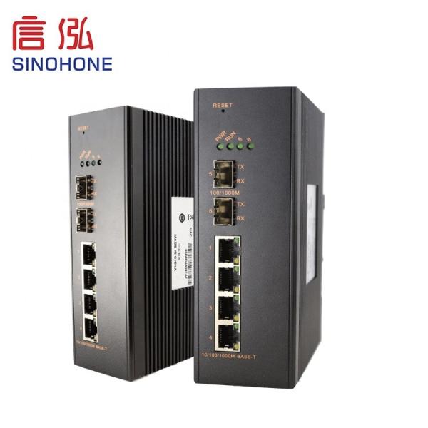 Communication POE Ethernet Switch , Network Fiber Converter Full Half Duplex