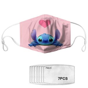 Cartoon Washable Kids Dust Face Mask With PM2.5 filter