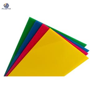 No Fade Coloured Cast Acrylic Sheet High Scratch Resistance 1250x1850mm