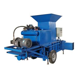 Water Cooled Hay Baler with PLC Control Tongda T125/70R16 Square Baler Machine