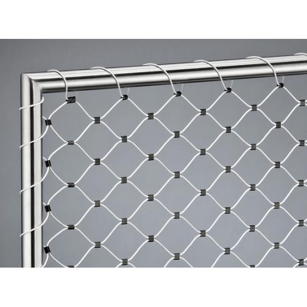 Rhombus Balustrade Infill Flexible Cable Mesh