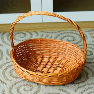 OEM Large Gift Basket Bread Flower Picnic Handmade Woven Custom Straw Wicker