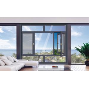 Cheap Modern Minimalist Style Casement Window With Hidden Screen Easy To Remove And Clean for sale
