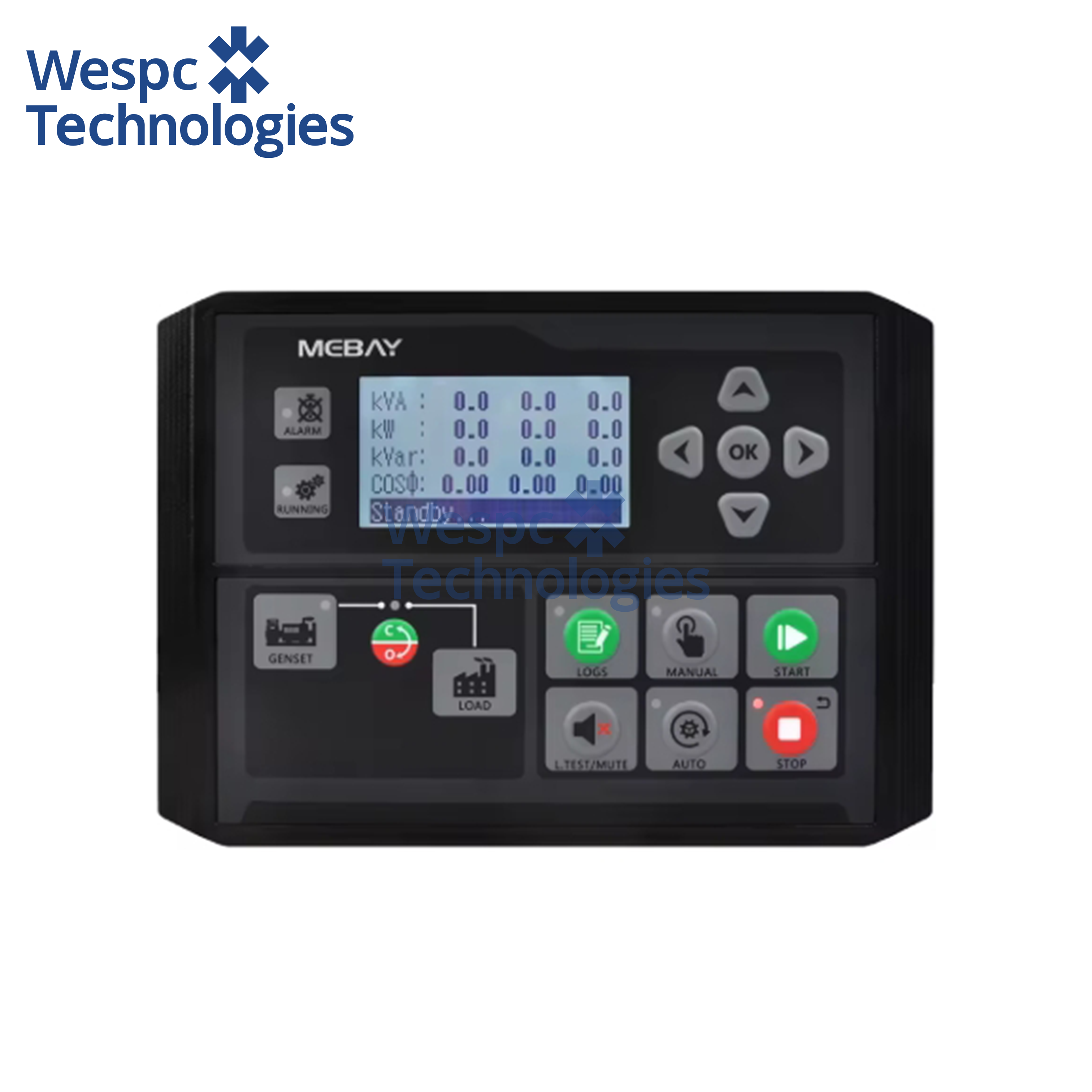 China WESPC Original DC40D MK4 Smart Genset Controller with Solenoid Control Function on sale