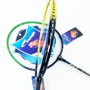 753 Aluminum Badminton Racket with Different Color Customized Logo and PU Wood