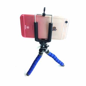 Mini Portable Flexible Sponge Octopus Tripod Stand Mount With Holder For GoPro