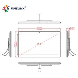 Capacitive Black Touch All In One PC 32 Inch Portable VA/IPS Display