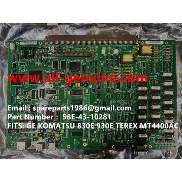58E-43-10281 CARD KOMATSU GE TEREX UNIT RIG BUCYRUS MT4400AC MT5500 MT3600