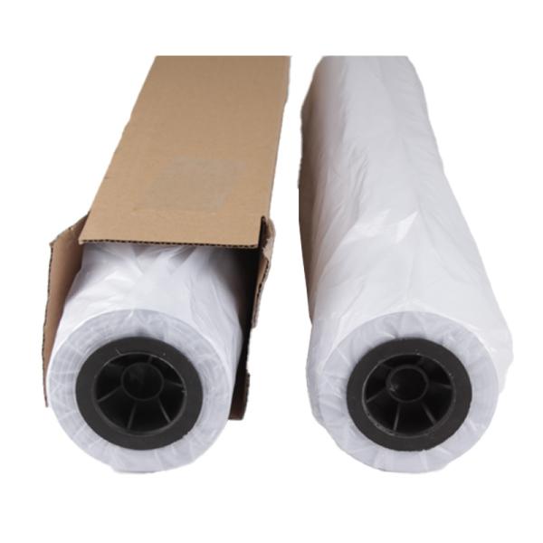 Quality Waterproof CAD Plotter Paper Roll White Bond Paper 58GSM Industrial wholesale