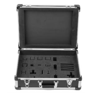 Portable Aluminum Tool Carrying Cases With Blue CNC Die Cut Foam