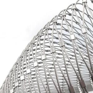 50 Mm Flexible Stainless Steel Rope Mesh For Safety System
