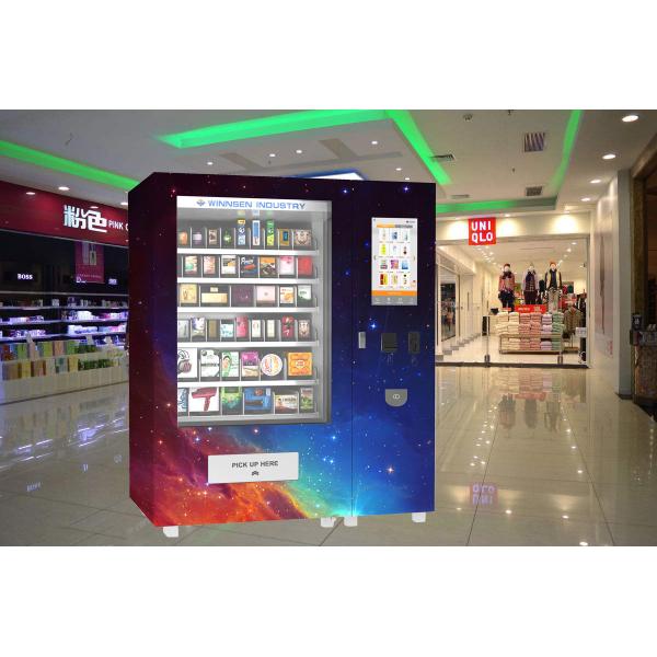 Refrigerated Milk Sandwich Fruit Snack Vending Machine For Shopping Mall Train