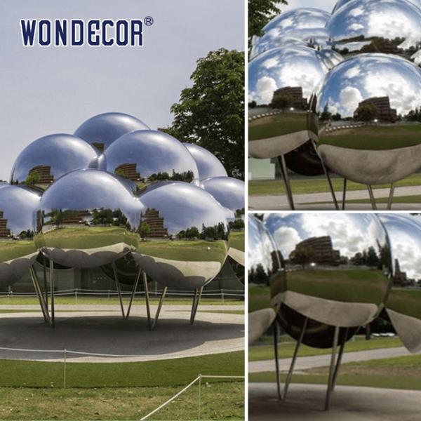 Customized Forged Metal Sculpture Public Art Abstract Cloud Large