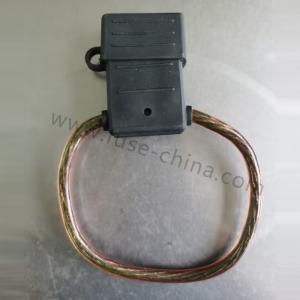 20 Amp APX Maxi Style Blade Inline Fuse Holder With 8AWG 8 Gauge Wire Leads