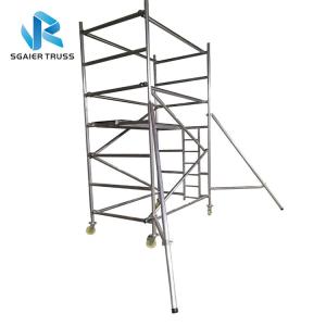 Flexible Aluminium Mobile Scaffold Work Platform Ringlock With Complete