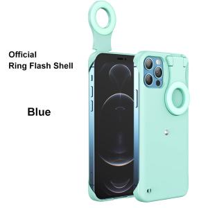 ODM Selfie Light Phone Case , Portable Mobile Phone LED Ring Light Back Cover