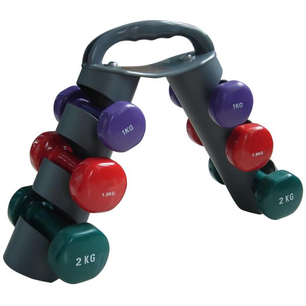 6kg Neoprene Coated Dumbbells