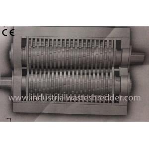 Waste Cardboard Dual Shaft Shredder , Industrial Paper Shredder Machine