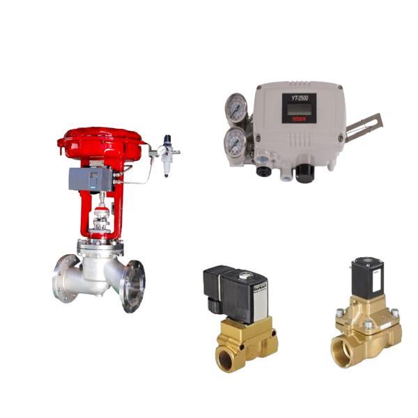 Pneumatic Control Valve With Original Rotork YT-2500 Smart Valve Positioner And