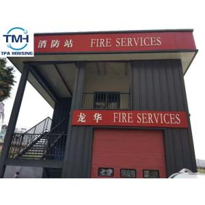 Cheap H Section Steel Color Steel Sheet Light Steel Structure Building For Fire Station for sale