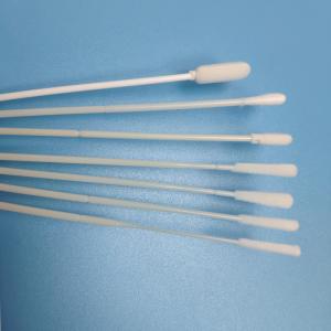 Sample Collection Sterile Swab Nylon Flocked Head For Nasal Oral Throat