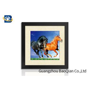 China Horse Animal Design 3D / 5D Custom Lenticular Printing MET / PP Material on sale