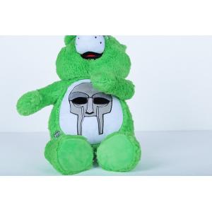 Green Bear Cute Plush Dolls Surface Washable Soft Feeling Polyester Material