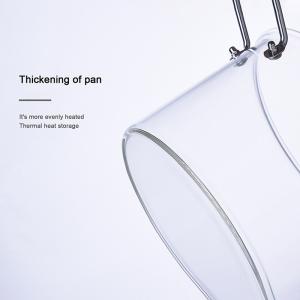 2.3L 3.5L Transparent Borosilicate Glass Soup Pot