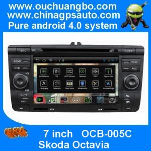 Ouchuangbo 7 inch touch screen android 4.0 car audio dvd player Skoda Octavia